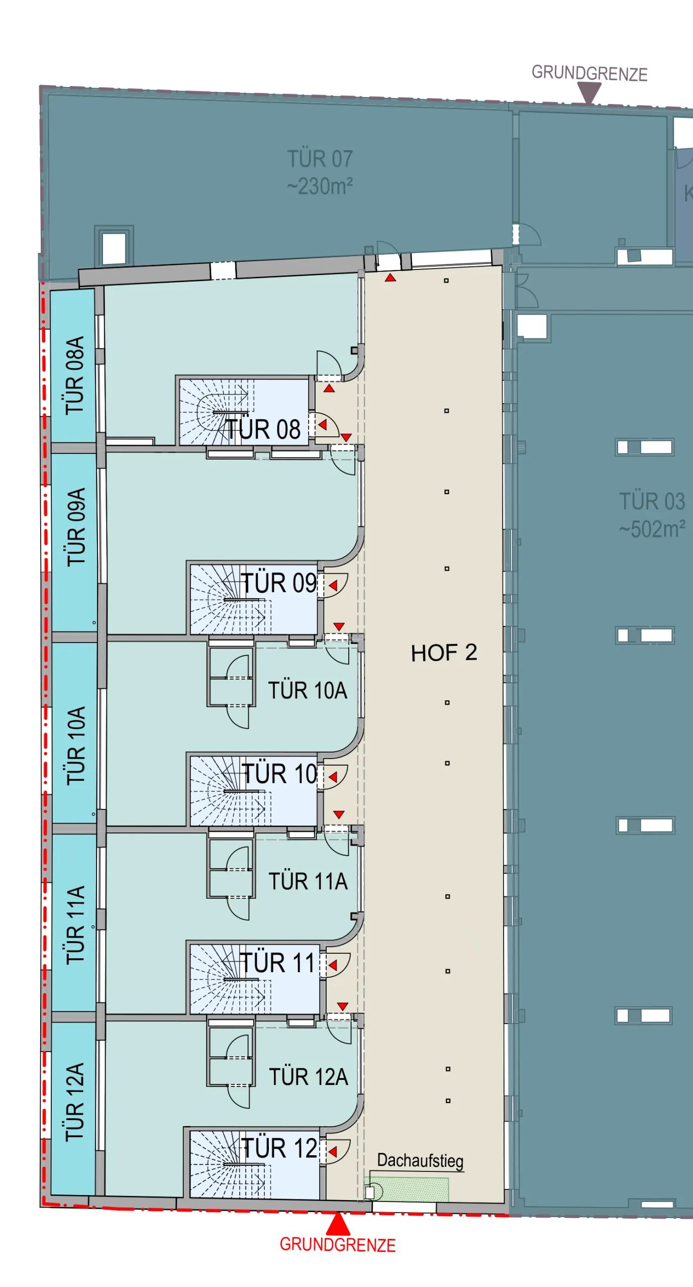 Grundriss Wohnen & Arbeiten – Variante 2